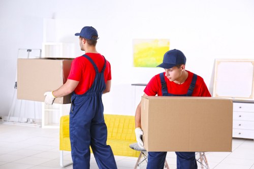 Movers preparing a home relocation in St Mary Cray