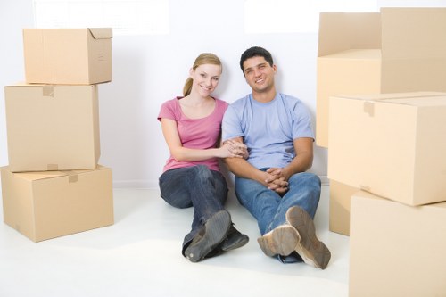 Removal van and moving team serving St Mary Cray