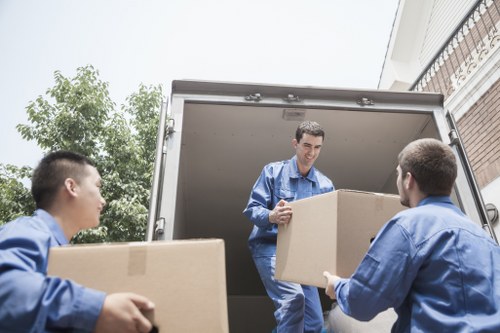 Household removals and furniture transport with a moving van in St Mary Cray