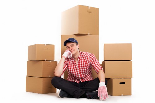 Local movers planning access and parking for a house move